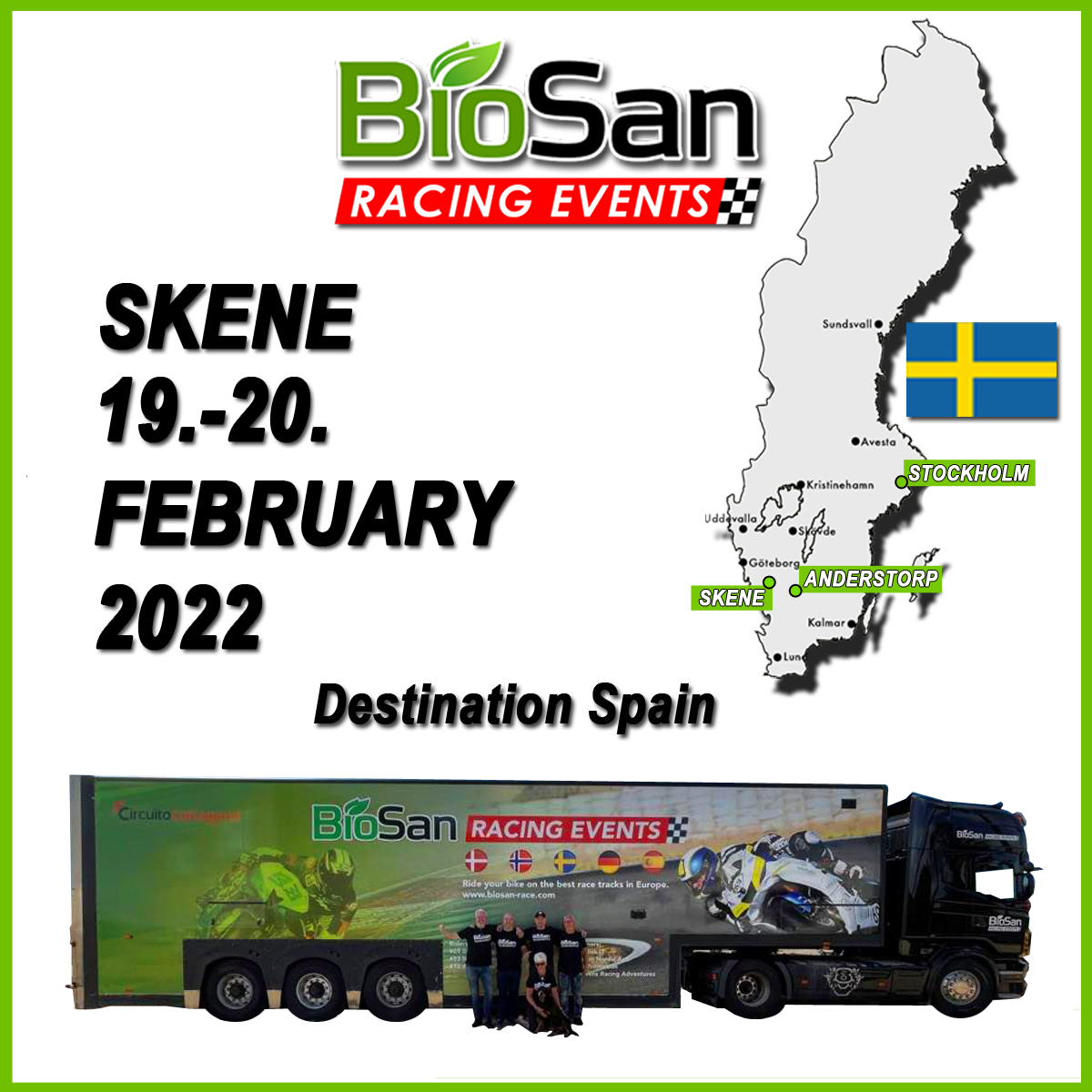 TRANSPORT RACEBIKE | PICKUP SKENE | DESTINATION SPAIN | FEBRUARY 2022