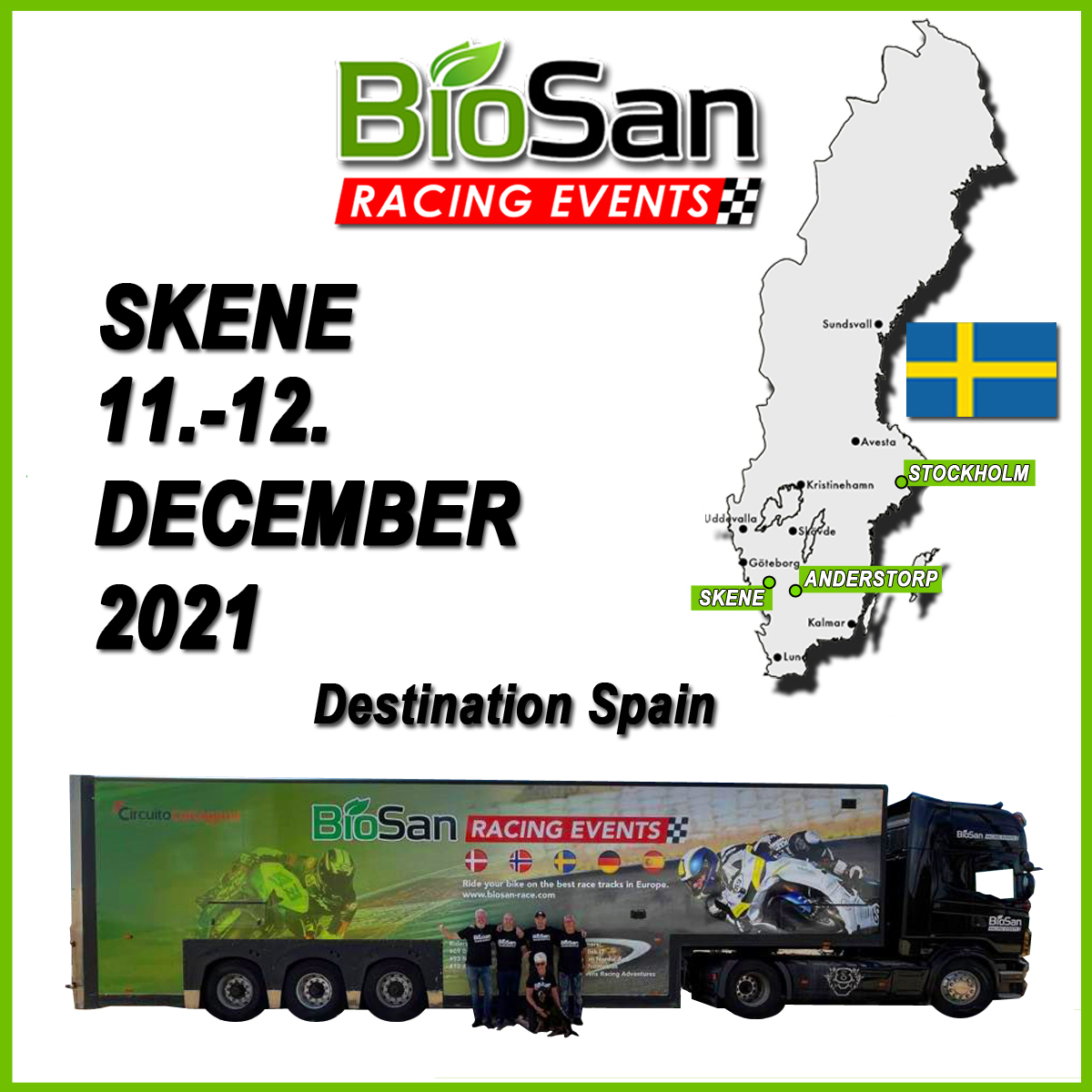 TRANSPORT RACEBIKE | PICKUP SKENE | DESTINATION SPAIN | DECEMBER 2021
