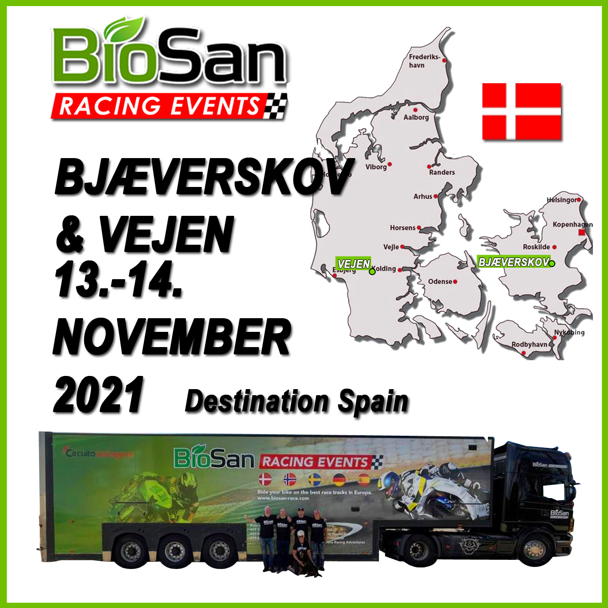 TRANSPORT RACEBIKE | PICKUP DENMARK | DESTINATION SPAIN | NOVEMBER 2021