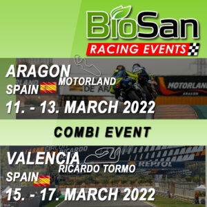 TRackdays Aragon & Valencia March 22