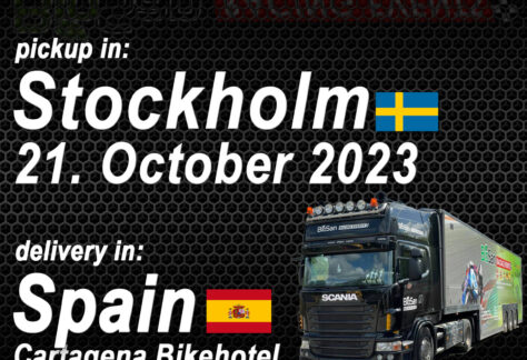 TRANSPORT STOCKHOLM → CARTAGENA 2023 Price +10% → 01.08.23