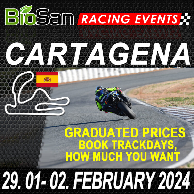 1 - 5 Trackdays Cartagena