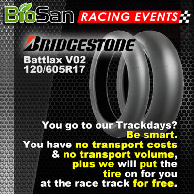 Bridgestone Battlax Racing - V02 - 120/605R17 - soft